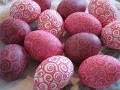 1095 - Ostereier in Pink-Rot